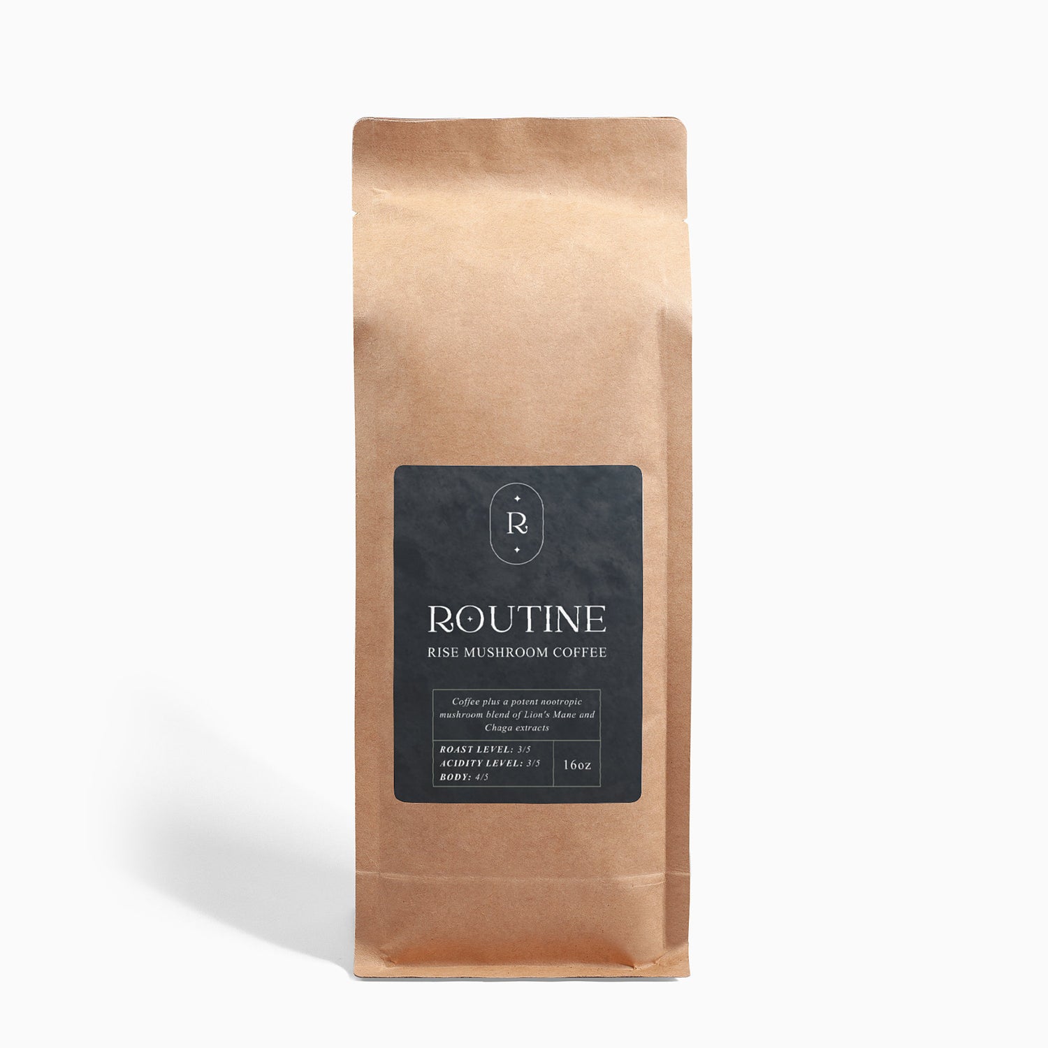 Rise Mushroom Coffee - Infused with Lion’s Mane & Chaga - 45 Servings
